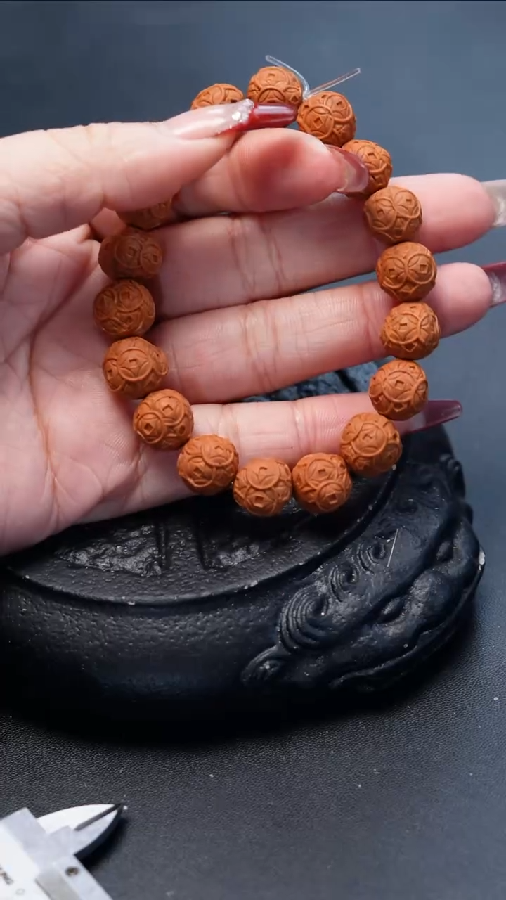 【闪购商品】橄榄核手串/手链龙纹桃核核