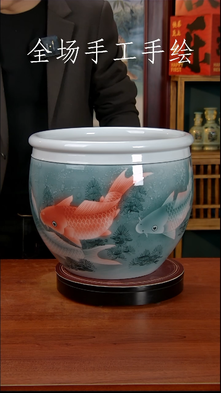 【闪购商品】摆件景德镇高端陶瓷摆件瓶1