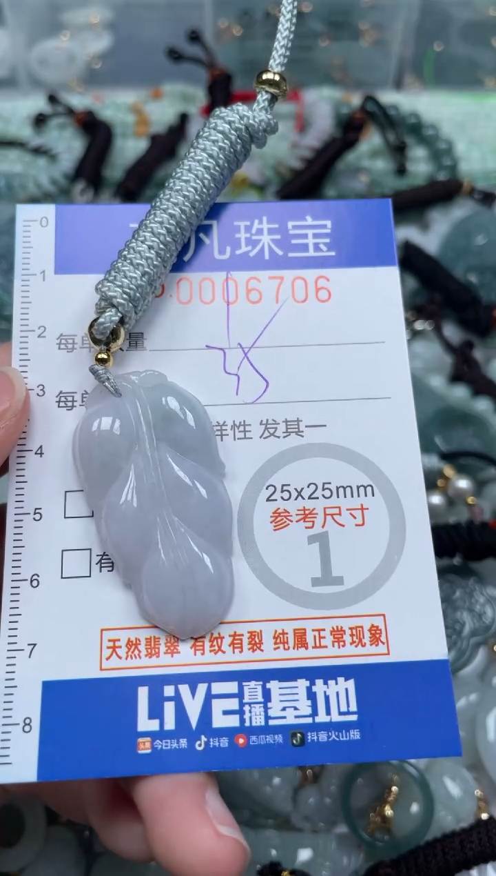 【闪购商品】翡翠颈饰未镶嵌00..6706