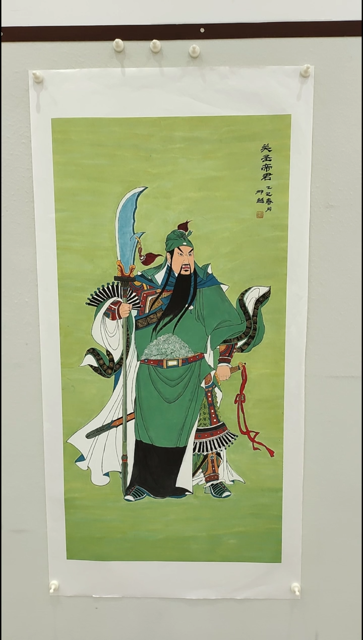 书法邓越  工笔人物  8平尺