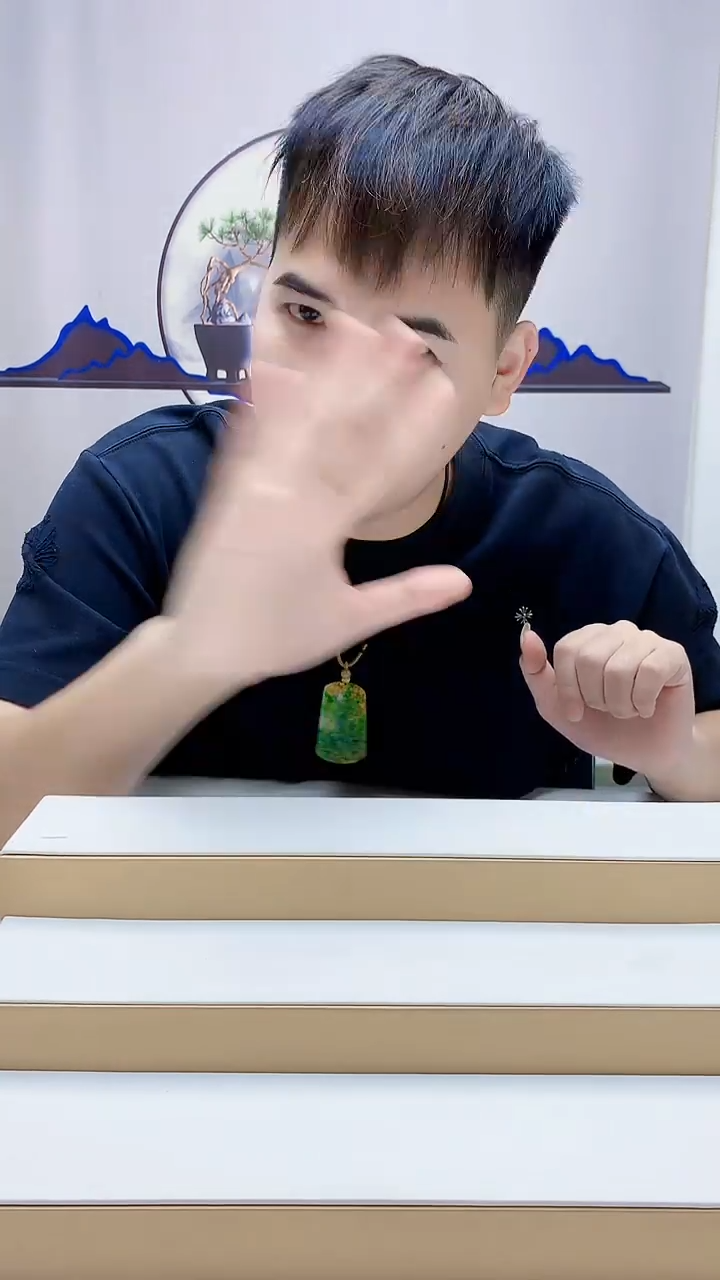 未镶嵌定制翡翠盛***理4868zm-毛货挂件