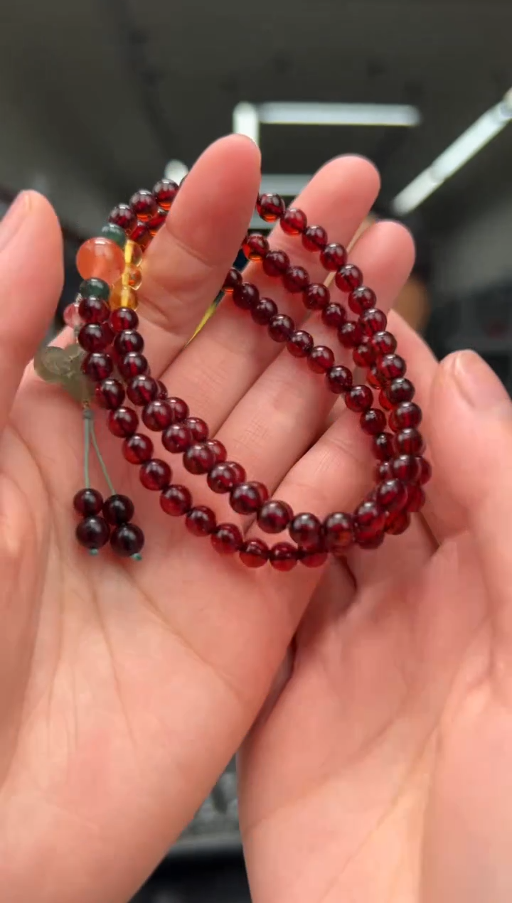 手链琥珀未镶嵌多圈手串多样性拍一发一