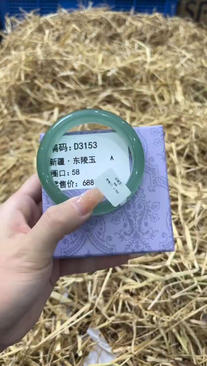 未镶嵌手镯石英质玉D3153