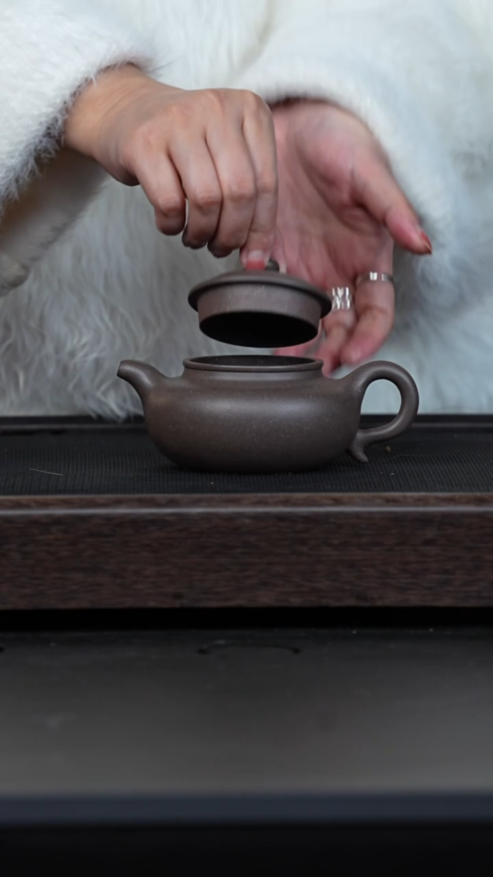 【闪购商品】紫砂茶壶天青仿古