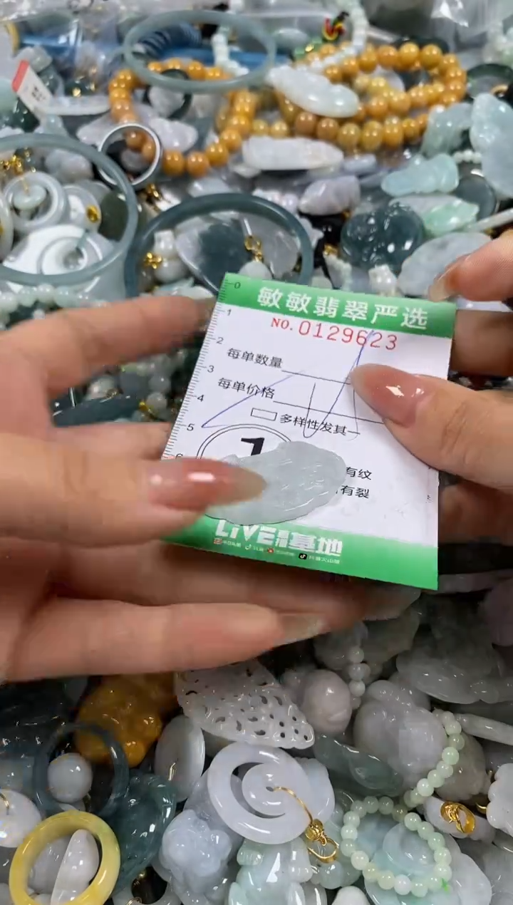 【闪购商品】翡翠颈饰未镶嵌闪购0129623多样性发其一