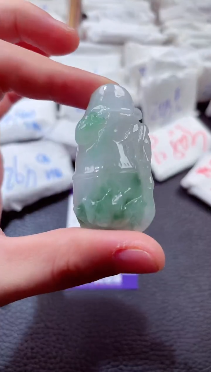 翡翠未镶嵌颈饰00003529