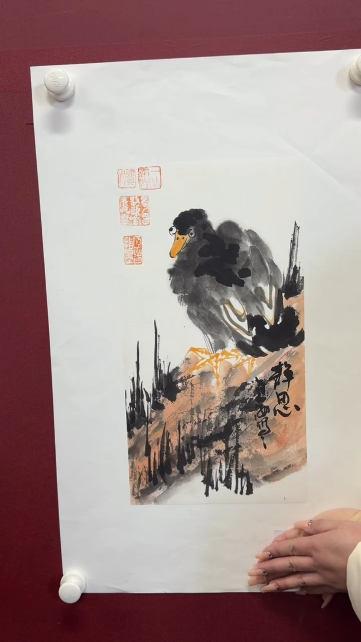 【闪购商品】国画李进潮手绘国画