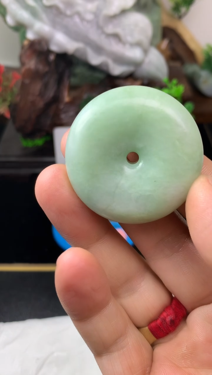 颈饰未镶嵌翡翠焰*平安扣