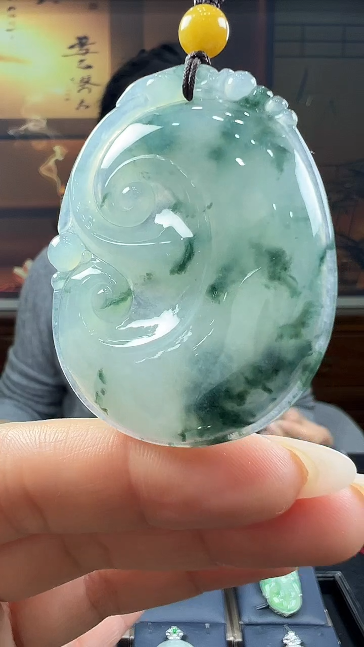 未镶嵌挂件翡翠如意