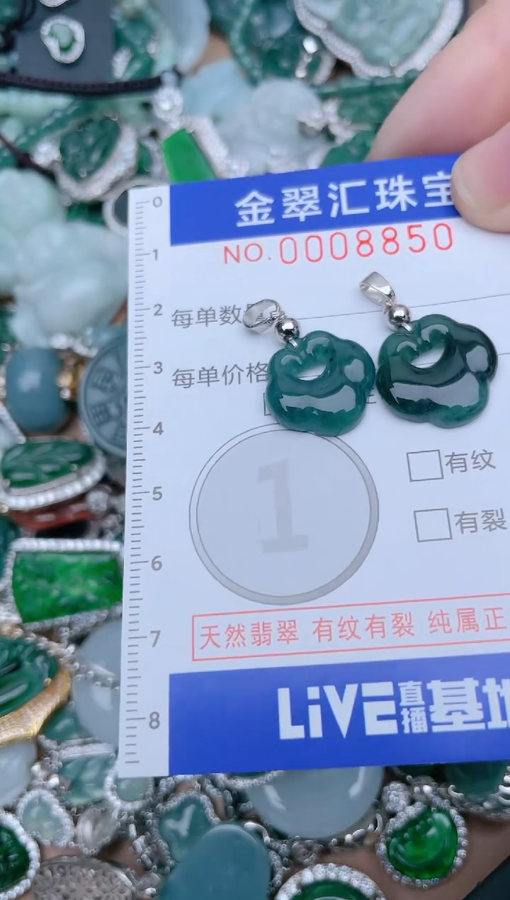 【闪购商品】翡翠颈饰未镶嵌8850.....1