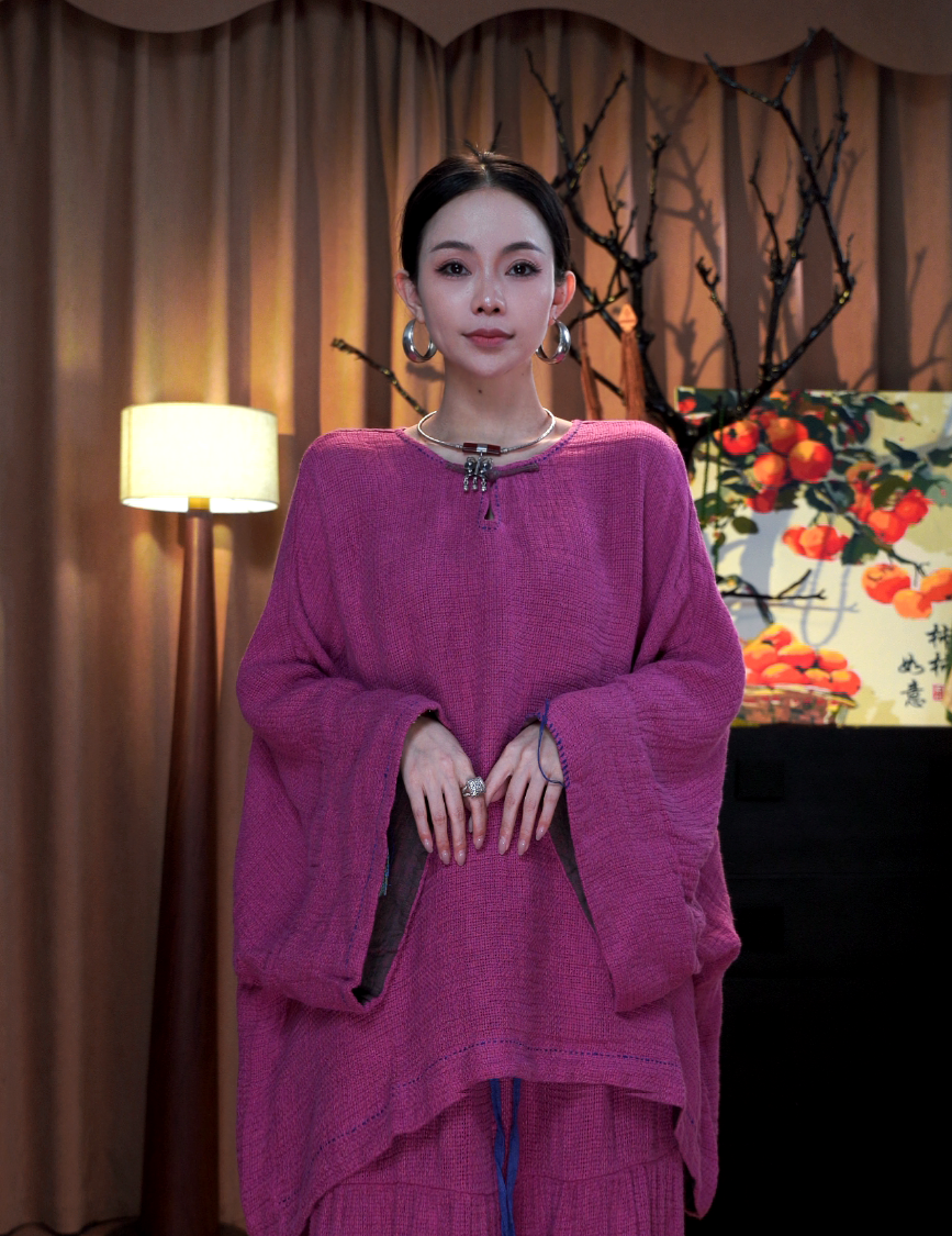 知否（雪见)亚麻短款上衣