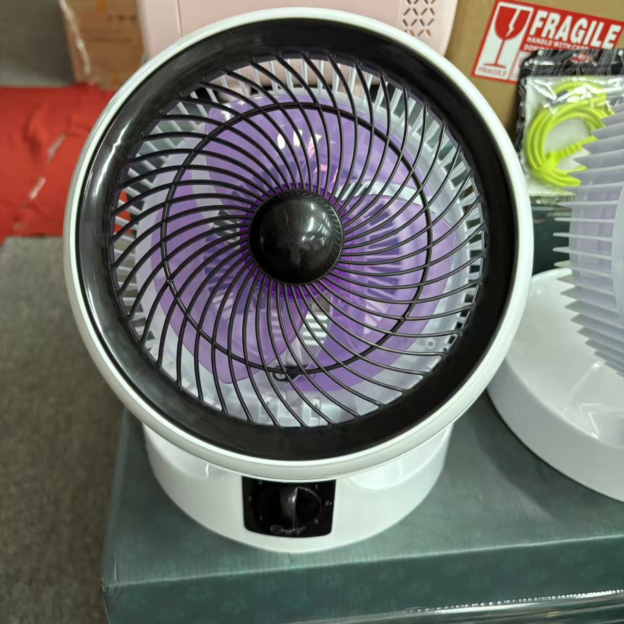 桌面电风扇静音迷你款插电式台式户外USB复古风扇网红办公室