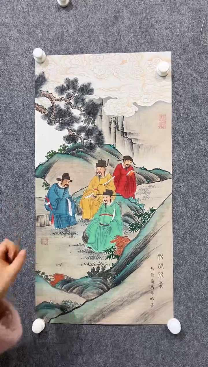 【闪购商品】绘画马宁晞-2.4平尺-国画-红