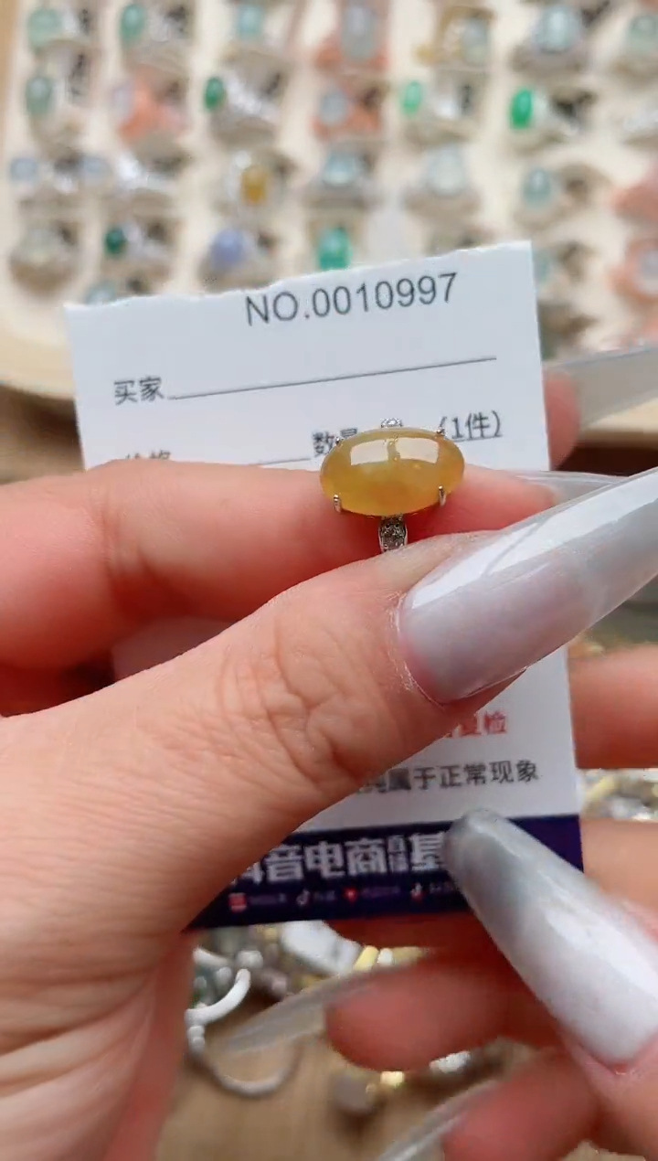 【闪购商品】翡翠戒指银S925镶嵌·