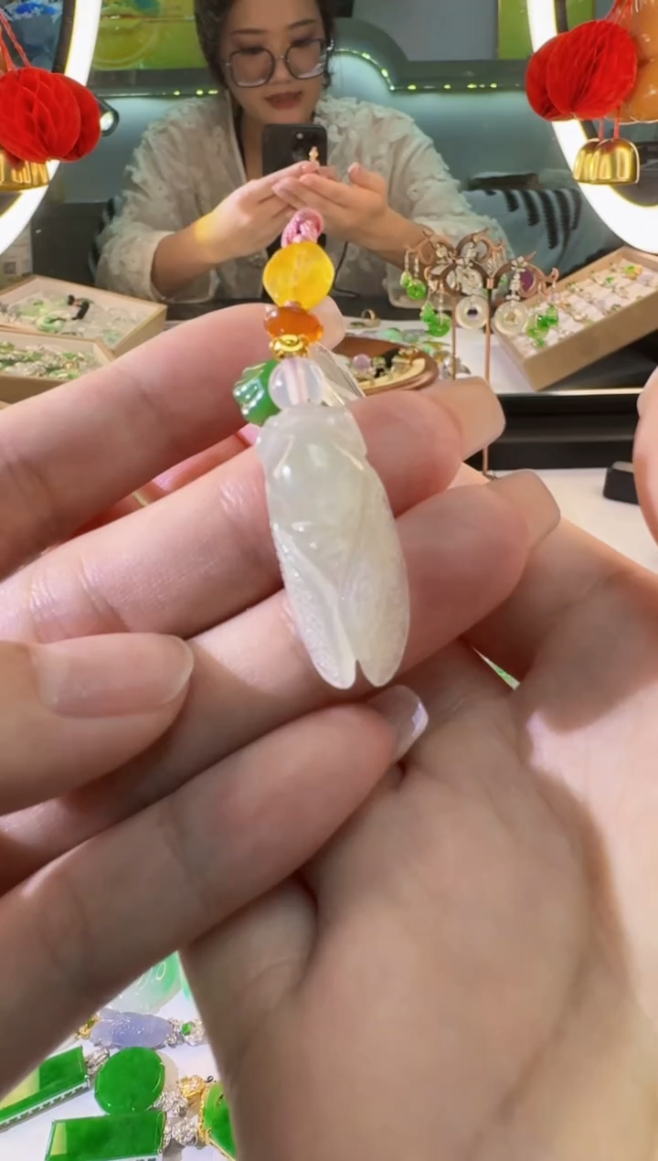 【闪购商品】翡翠未镶嵌颈饰缅甸翡翠A货吊坠