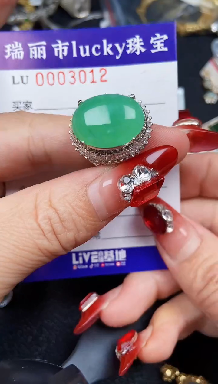 【闪购商品】翡翠颈饰未镶嵌铜托3012