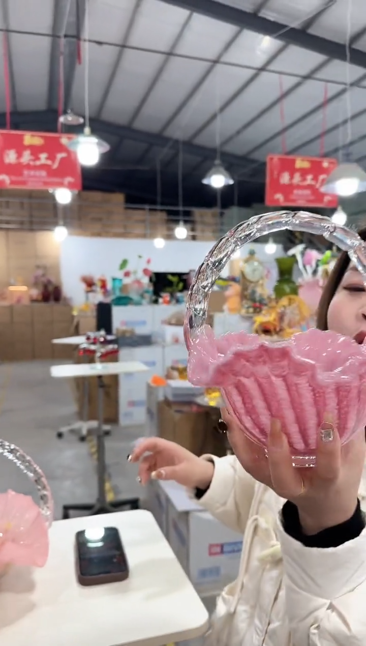 【闪购商品】玻璃于清花器Q-早54