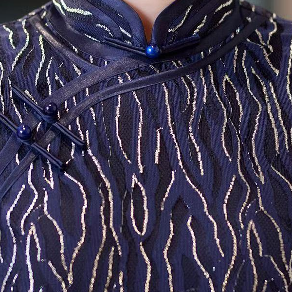 款民国风优雅中长款复古夏季显瘦中式旗袍大码气质旗袍3067