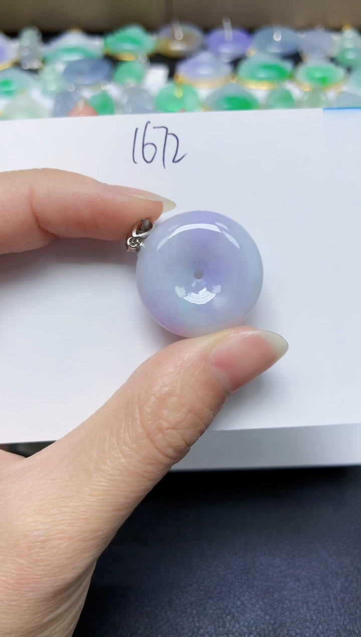 翡翠未镶嵌颈饰 天然缅甸翡翠A货