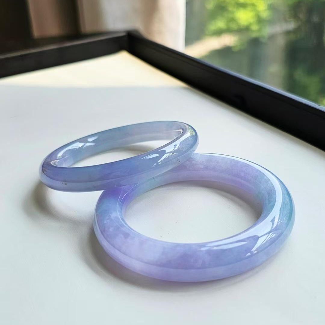 【玉美丽】 时尚手镯冰透百搭女手镯美人镯多样性发其一H17