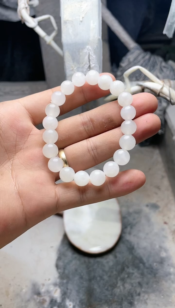 手串未镶嵌和田玉  【手艺人724】04 gx