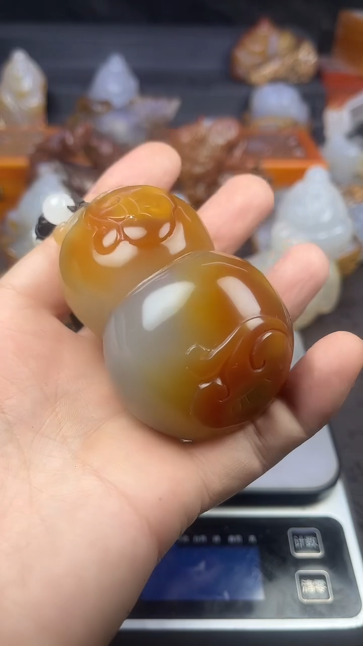【闪购商品】玛瑙/玉髓手把未镶嵌1