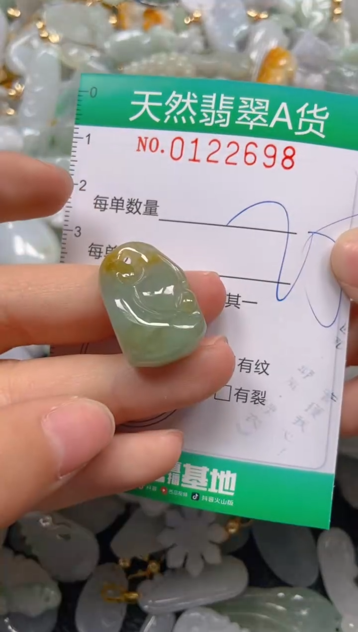 翡翠未镶嵌颈饰闪购0122698