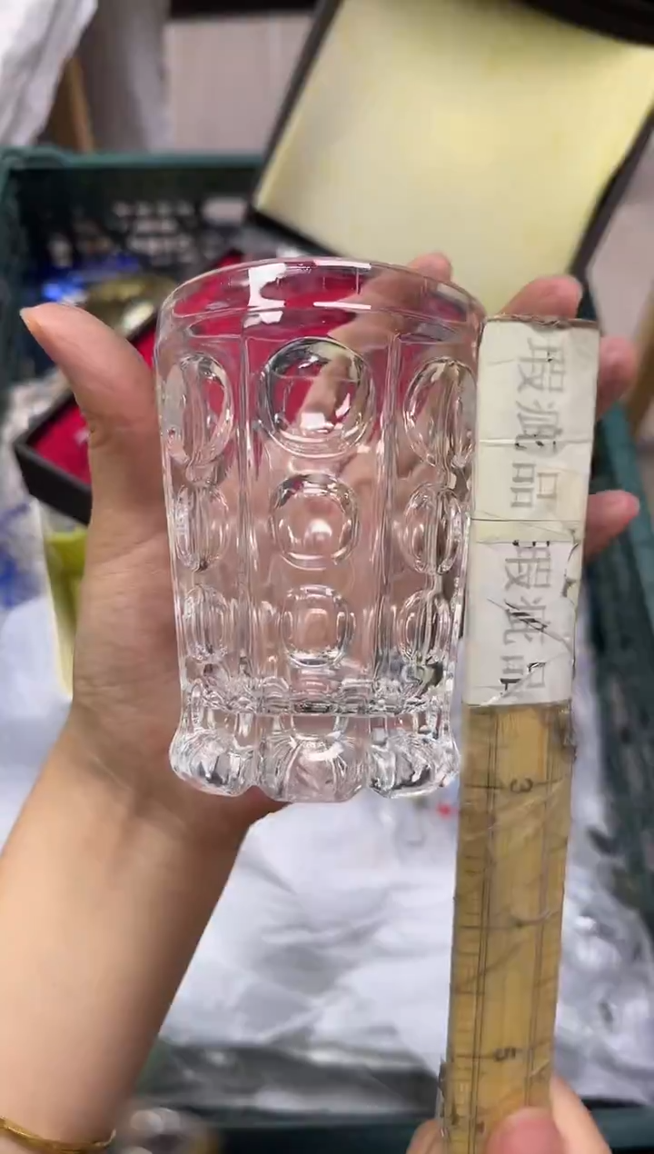 手工艺品玻璃桃*夭715瑕疵
