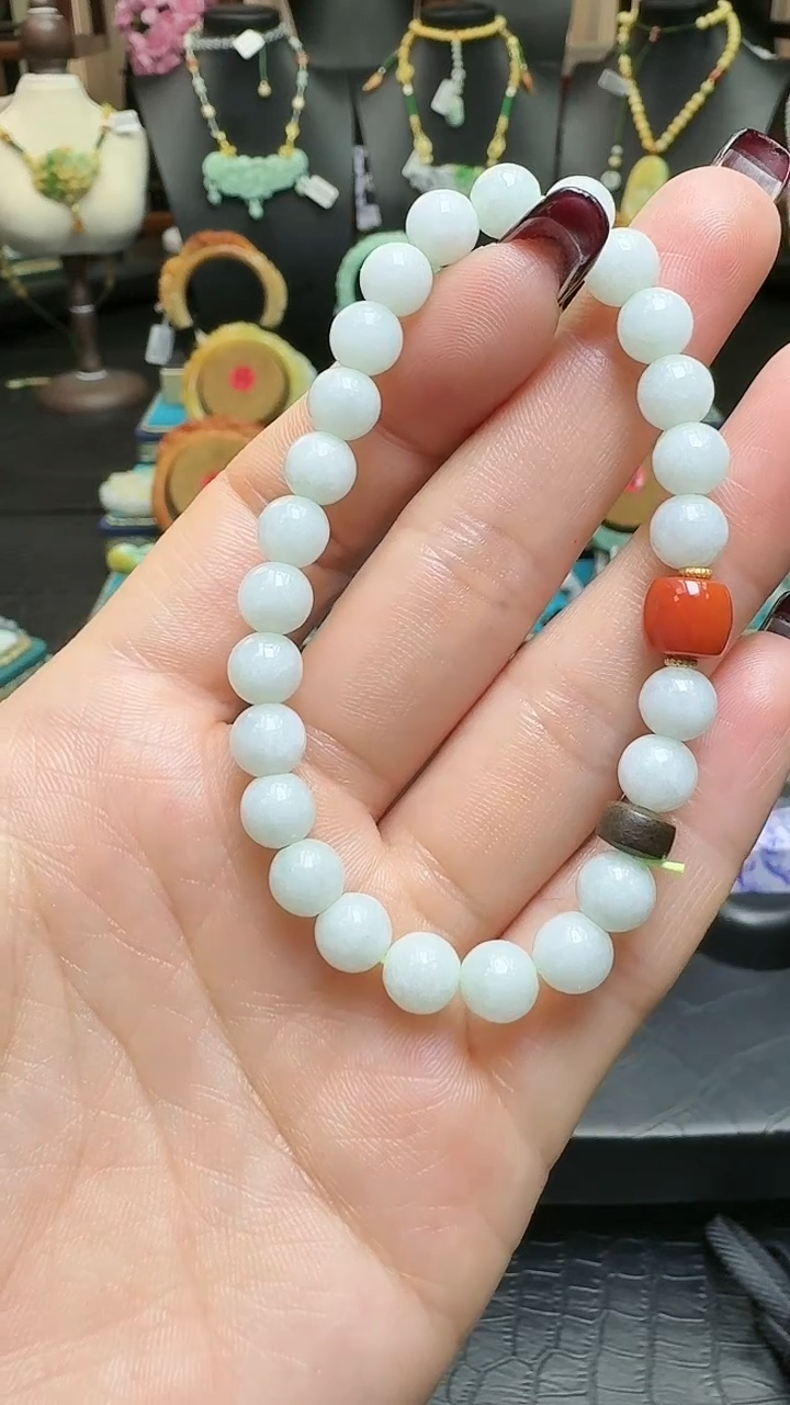 【闪购商品】翡翠手串未镶嵌圆珠