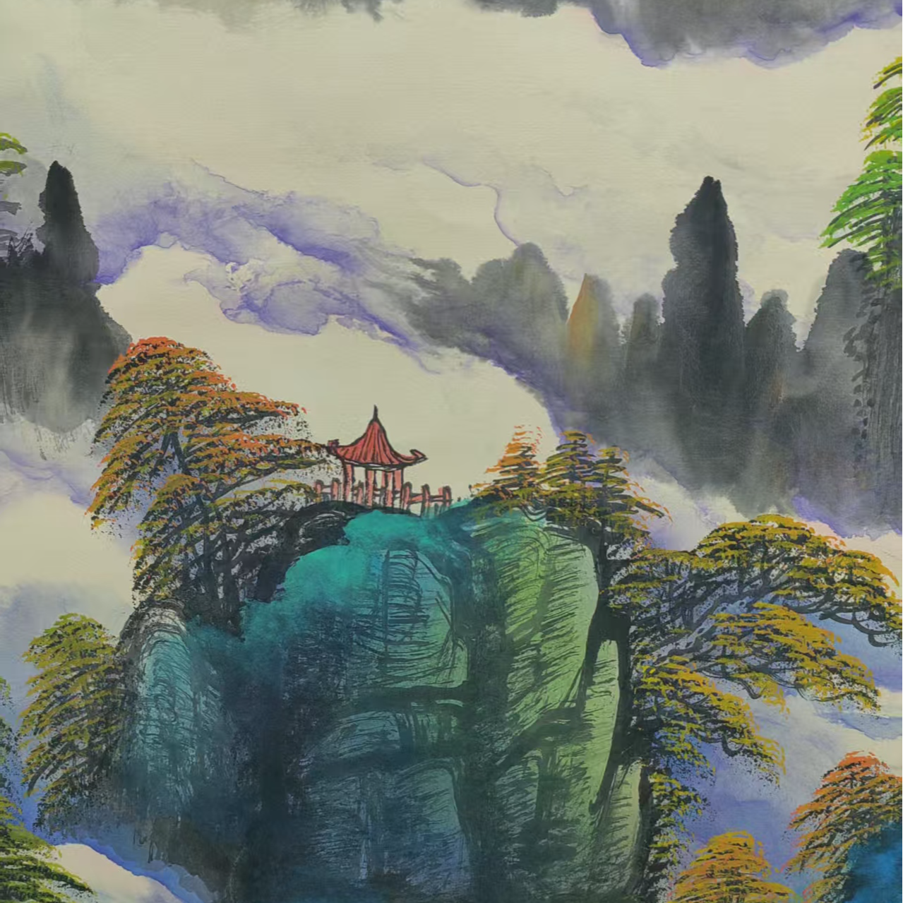 装饰画无装裱富力5