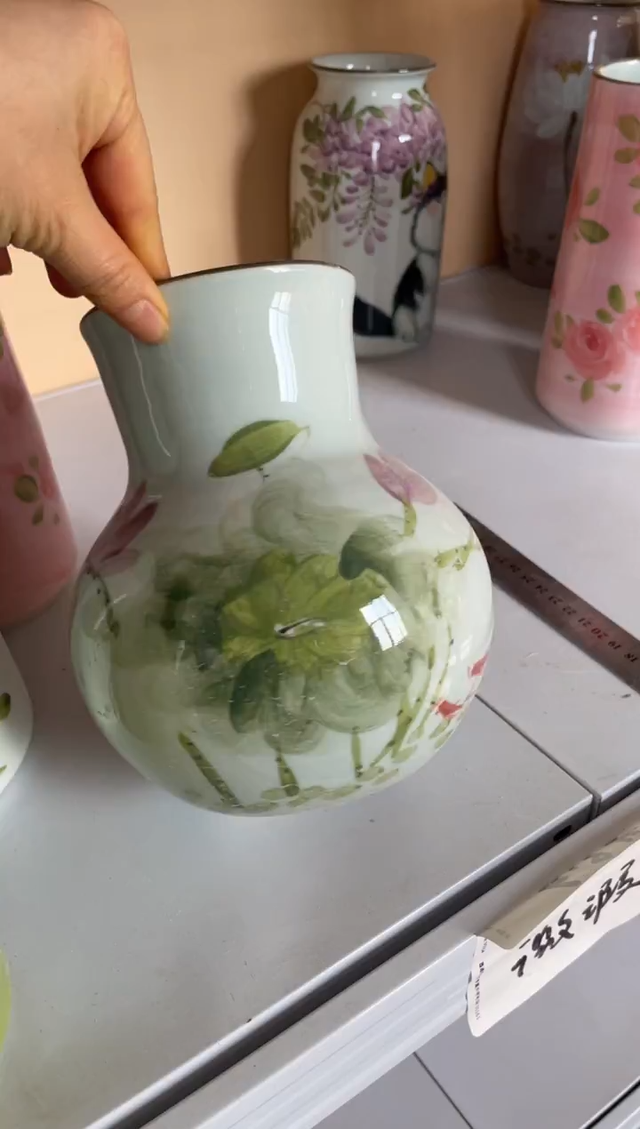 瓶瓷景德镇手绘花瓶
