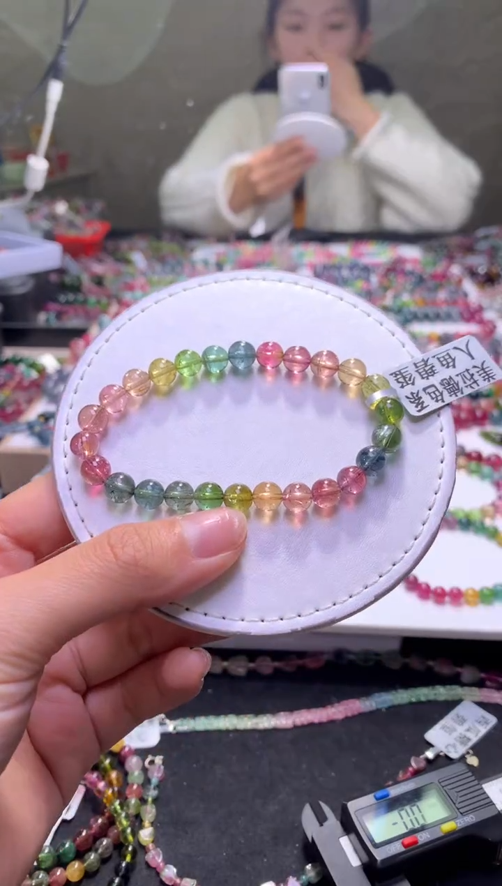 未镶嵌手串碧玺A93【天然碧玺】