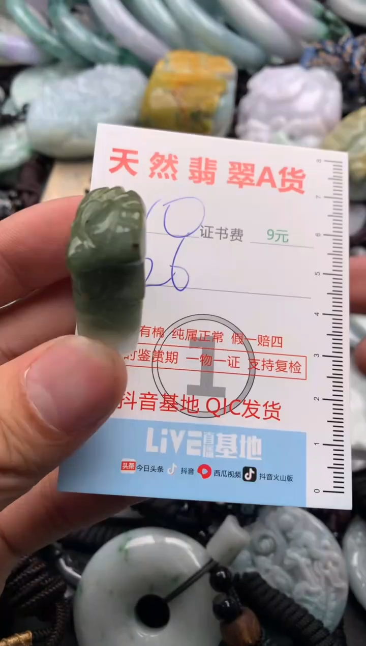 【闪购商品】翡翠吊坠(不含链)未镶嵌1