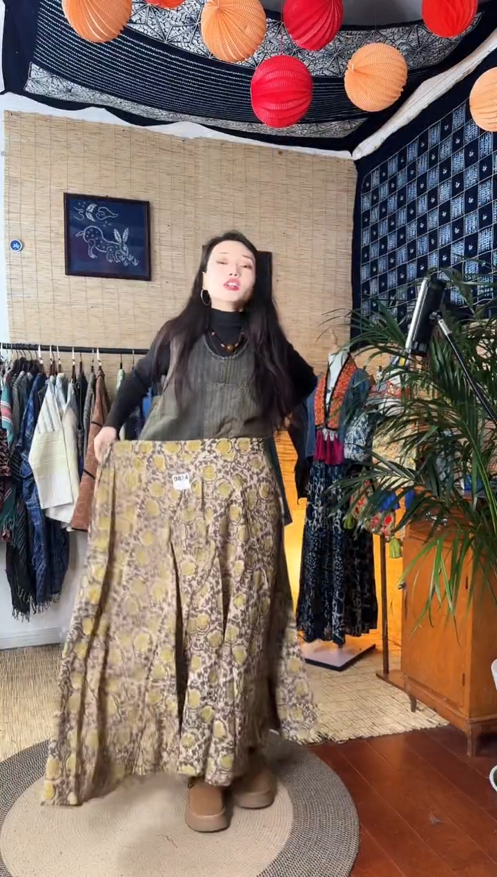 【闪购商品】设计师款抽绳裙子