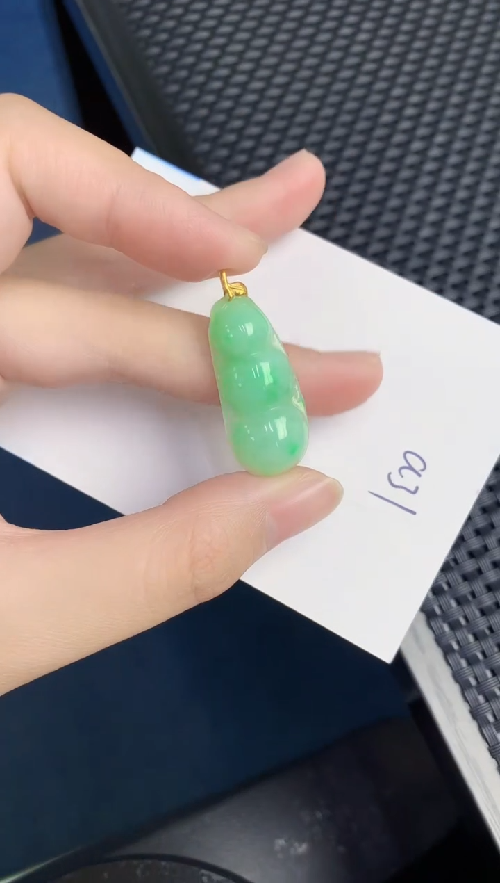 【闪购商品】翡翠颈饰18K金镶嵌000000000