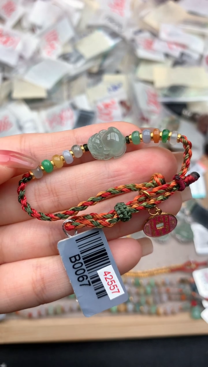 银S925镶嵌挂件翡翠一