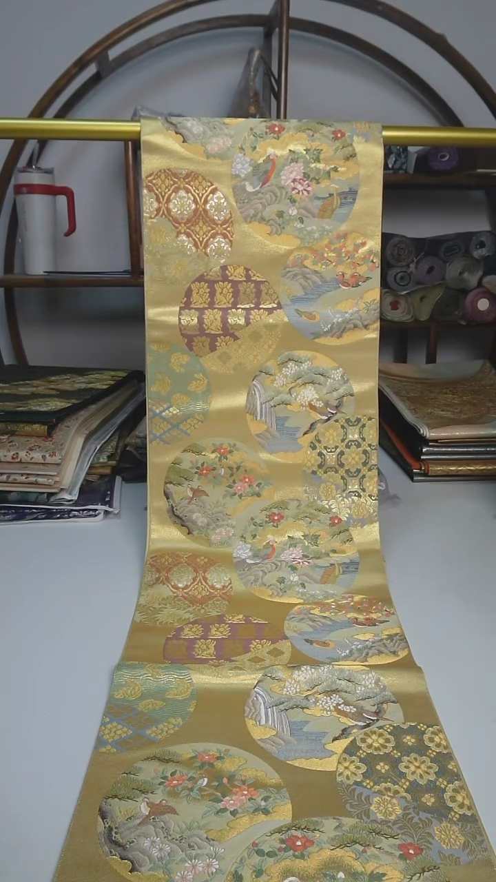 【闪购商品】织绣10西阵织六通团花