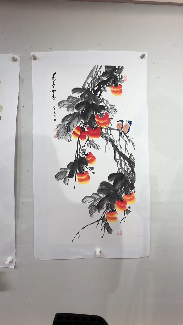 国画事事如意/3尺托底/雷畅胜