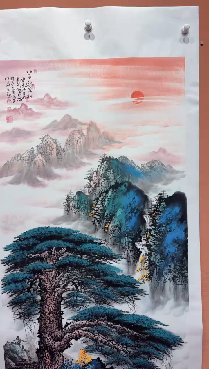 国画师立照老师国画作品