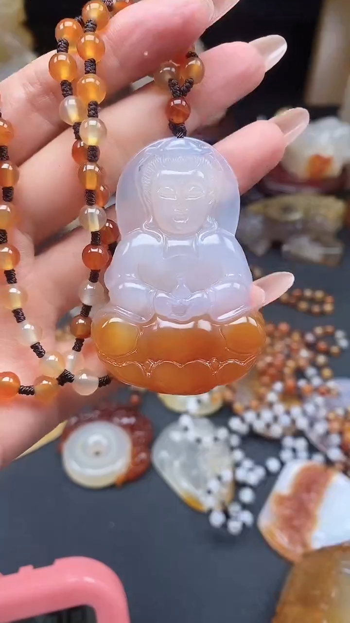 【闪购商品】玛瑙/玉髓颈饰未镶嵌dd