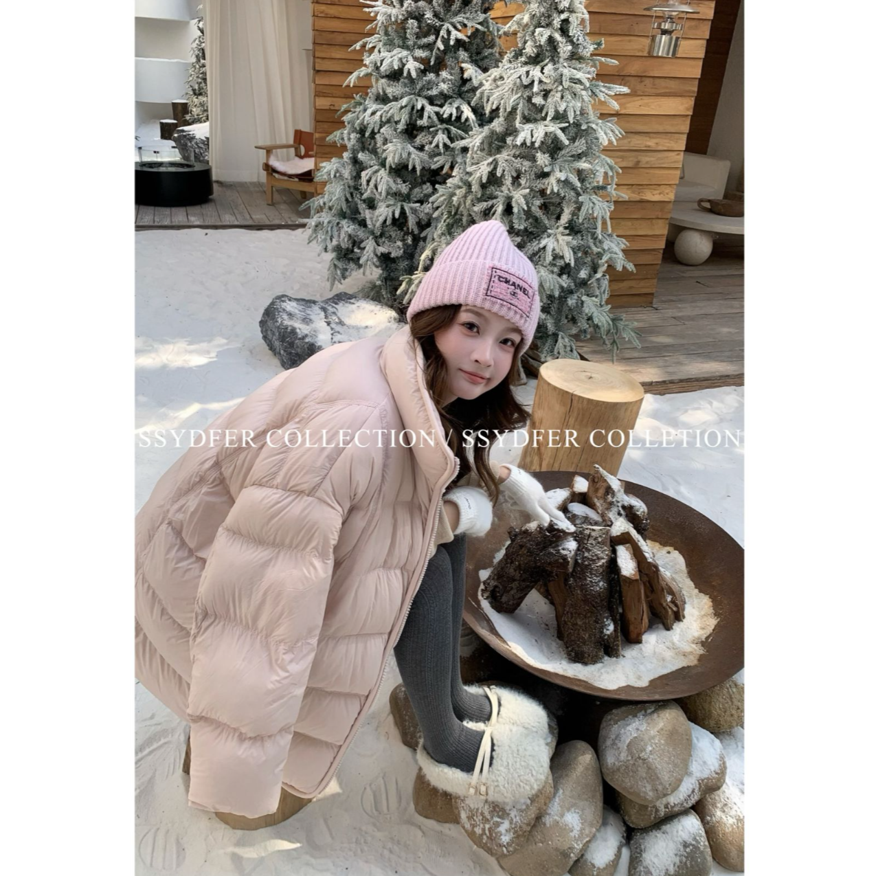 SSYDFER【软萌兔叽】新国标90%白鸭绒羽绒服保暖秋冬季气质百搭