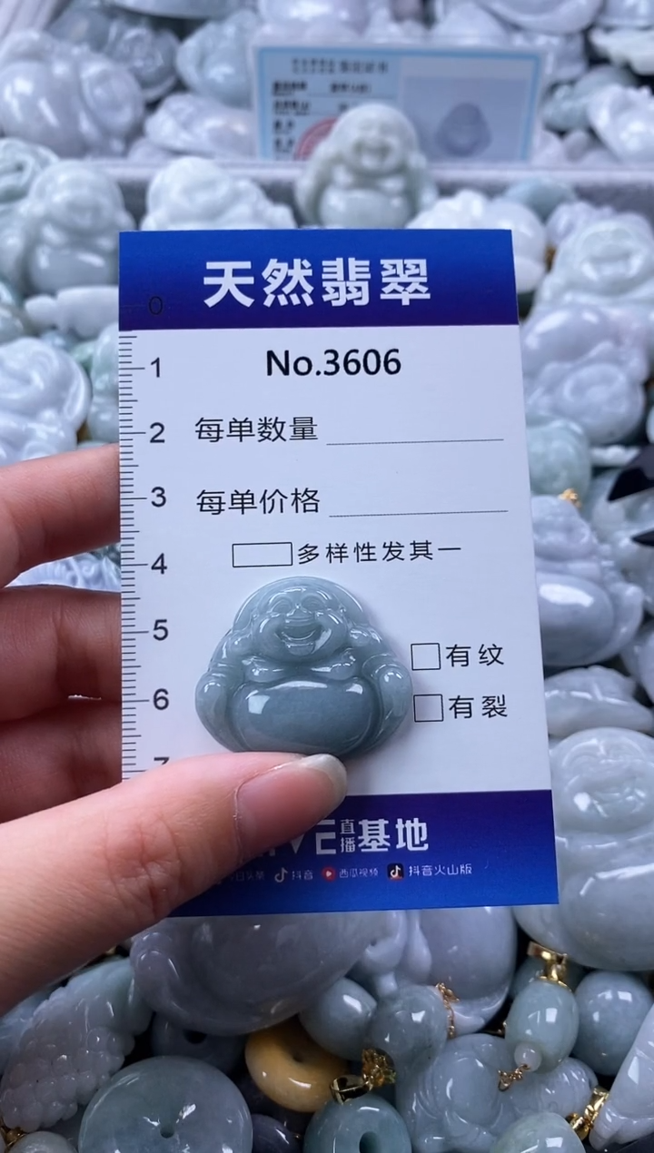 翡翠未镶嵌颈饰缅甸A货翡翠3606