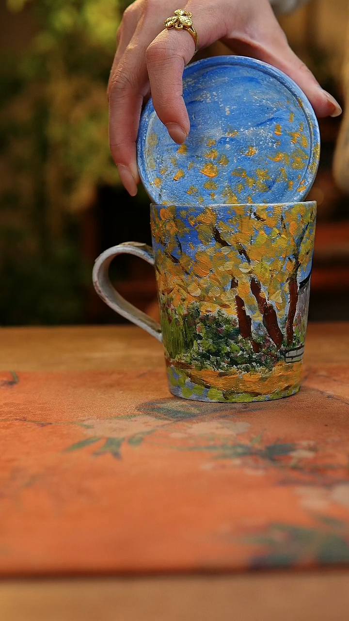 【闪购商品】瓷片1085景德镇手工手绘釉下彩高温瓷