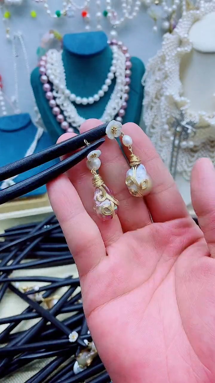 【闪购商品】淡水珍珠发簪未镶嵌天然淡水珍珠发簪