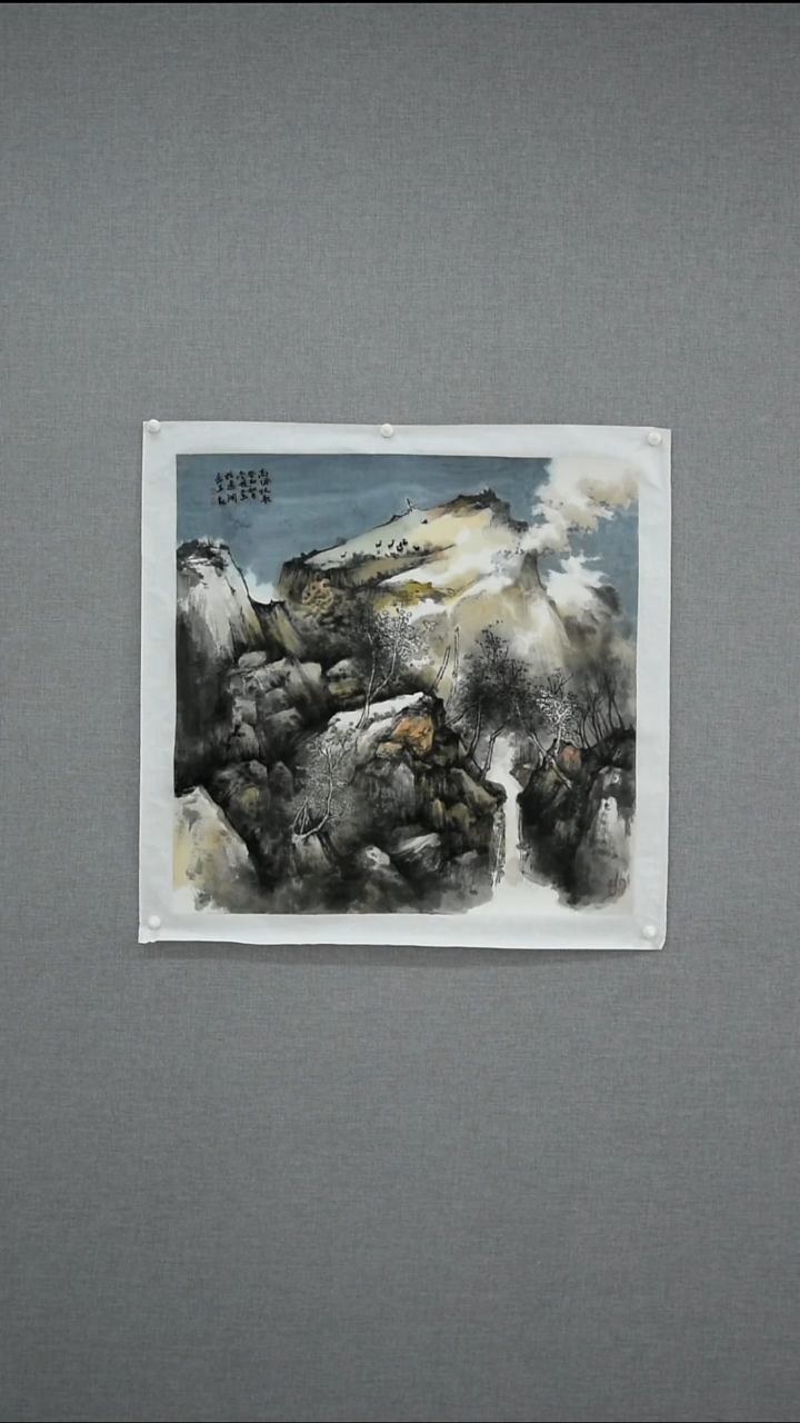 【闪购商品】绘画索敬坤-山水-4平尺-08
