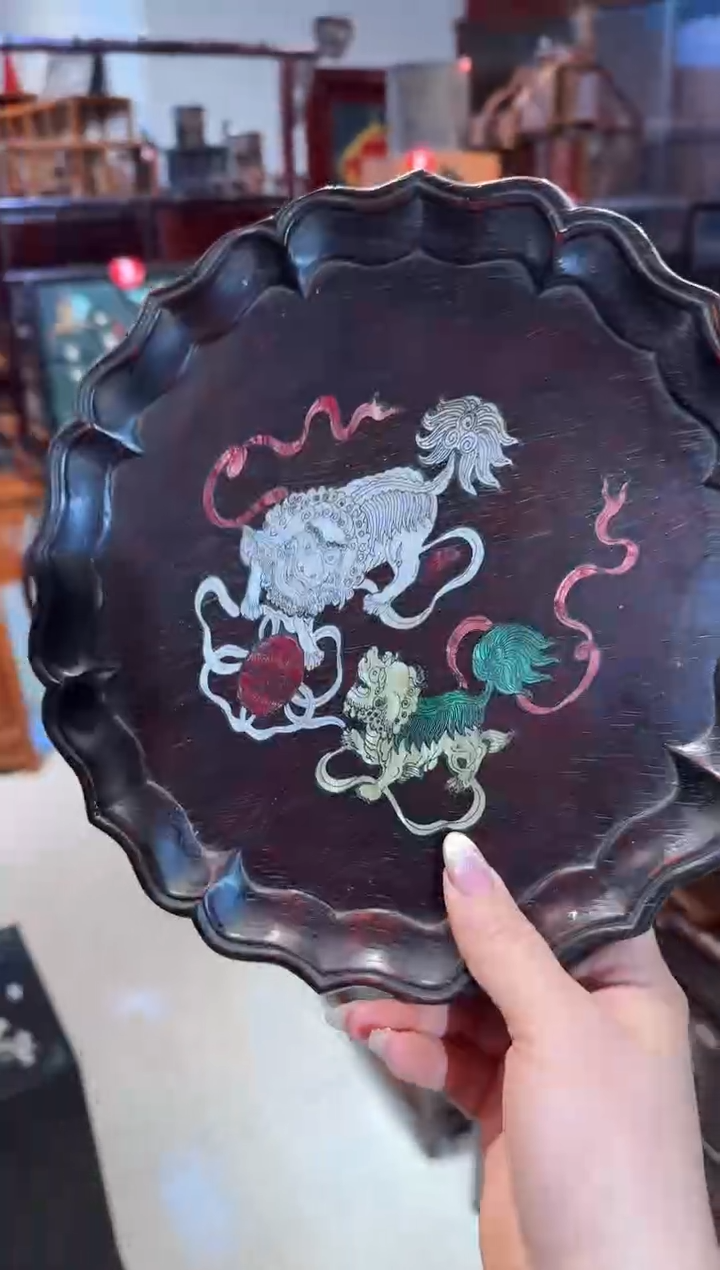 【闪购商品】木木艺福狮圆盘88.88888