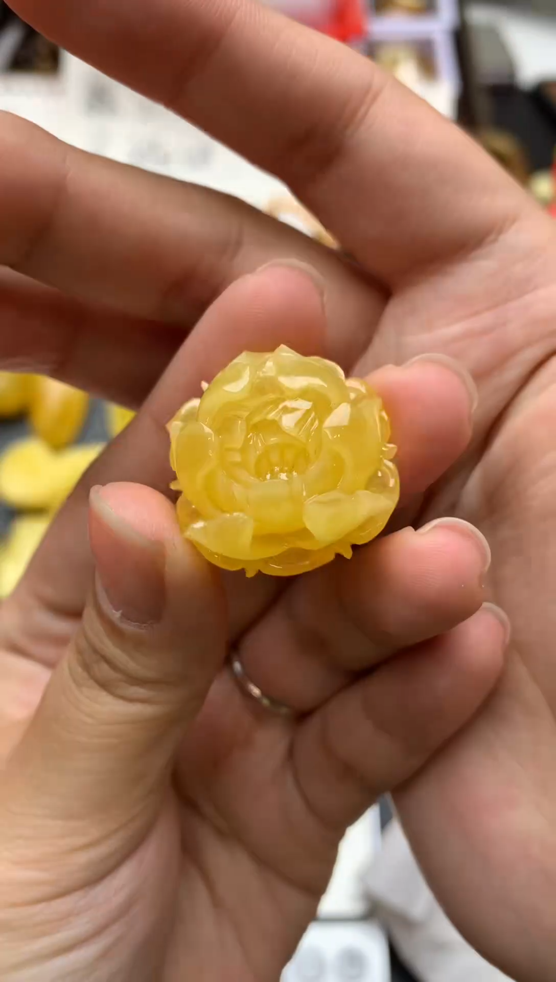 【闪购商品】琥珀珠宝奇石未镶嵌072琥珀蜜蜡 款坑 冰花 划痕