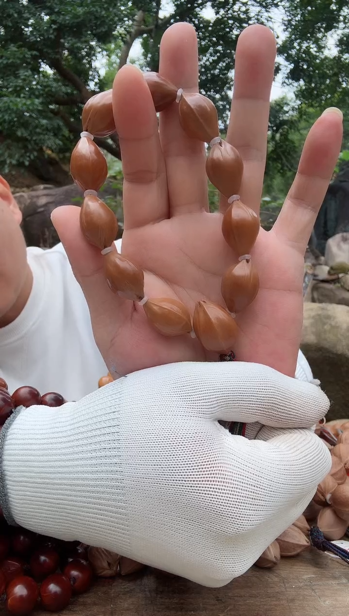 【闪购商品】橄榄核吊坠1625三面佛精梅林铁核原生态素串880