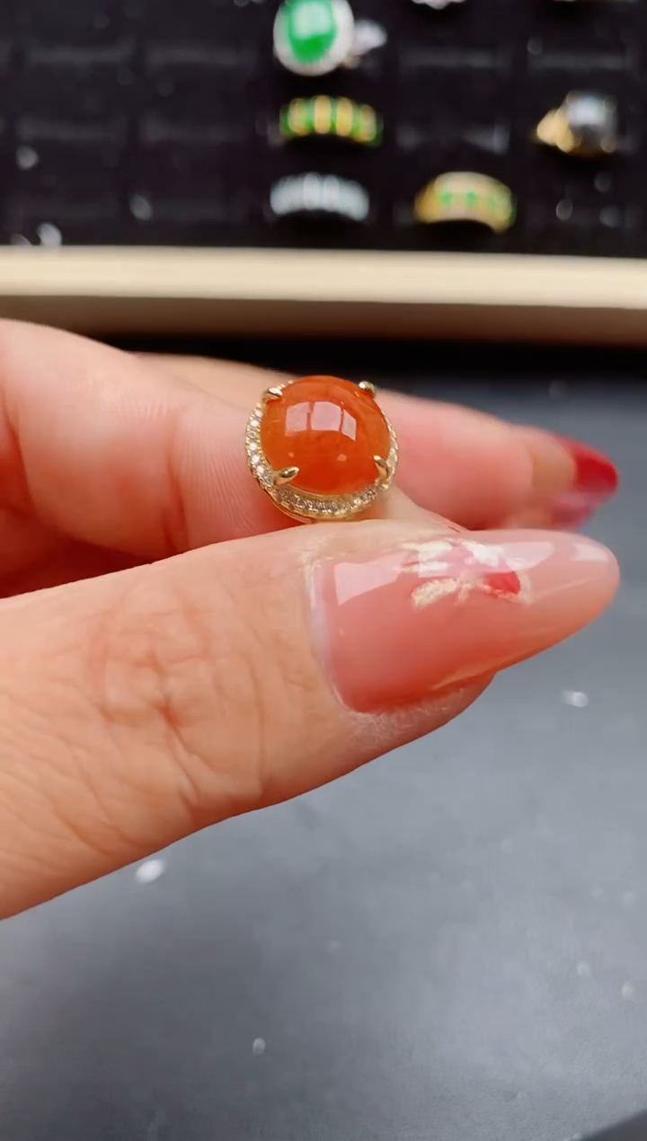 【闪购商品】翡翠戒指银S925镶嵌12321