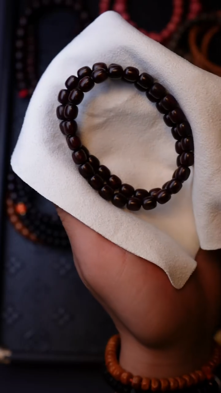 檀香紫檀（小叶紫檀）手串/手链小叶7mm小红豆